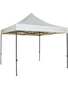 GAZEBO ACCIAIO FUNCHAL PAPILLON BEIGE RICHIUDIBILE C/SACCA TRASP - PAPILLON