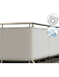 TELO FRANGIVISTA OCCHIELLATO POLIESTERE BEIGE PAPILLON - PAPILLON