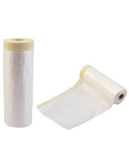 FILM POLIETILENE PER MASCHERARE C/ADESIVO - MAURER | Utensili Store