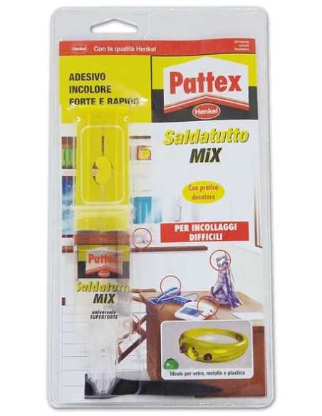 ADESIVO PATTEX SALDATUTTO MIX - HENKEL | Utensili Store