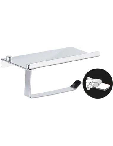 PORTA ROTOLO CROMATO AUTOADESIVO - MAURER | Utensili Store