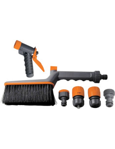 SPAZZOLA LAVAGGIO C/LANCIA E RACCORDI PAPILLON SET 6PZ - PAPILLON