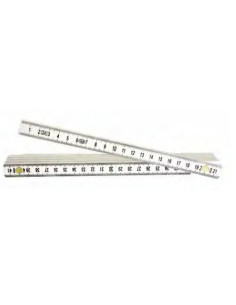 DOPPIOMETRO VETRORESINA BIANCO - Senza Marca