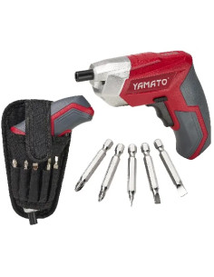 AVVITATORE BATT. LITIO YAMATO C/FODERO 5 BITS - YAMATO