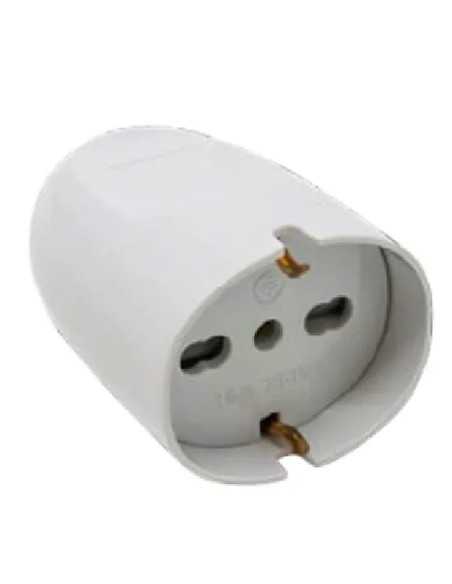 PRESA SCHUKO BIPASSO 16A BIANCO MAURER - MAURER | Utensili Store