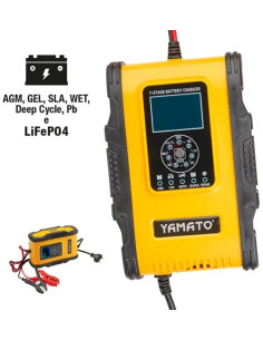 CARICABATTERIA E MANTENITORE CARICA ELETTRONICO AUTOMATICO 12/24V YAMATO - YAMATO