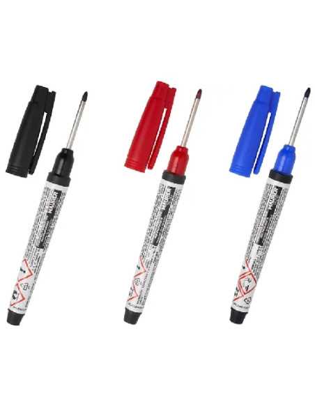 MARCATORE UNIVERSALE PUNTA SOTTILE NERO MAURER PLUS - MAURER-PLUS | Utensili Store