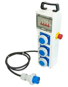 QUADRO ELETTRICO PORTATILE MAURER PLUS 3 PRESE 220V IP55 - MAURER-PLUS