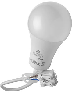 LAMPADA LED GOCCIA 12W C/MORSETTO DA CANTIERE MAURER - MAURER