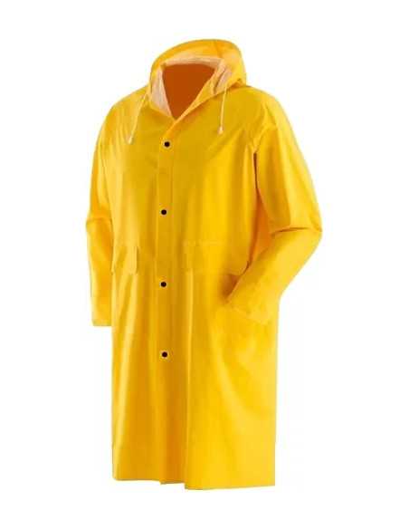 IMPERMEABILE LAVORO PVC PESANTE GIACCA GIALLO L - MAURER | Utensili Store