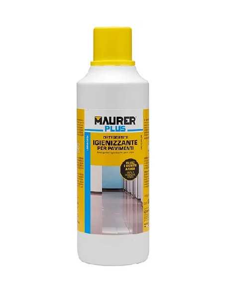 DETERGENTE PAVIMENTI IGIENIZZANTE PROFUMATO 1LT MAURER PLUS - Senza Marca | Utensili Store