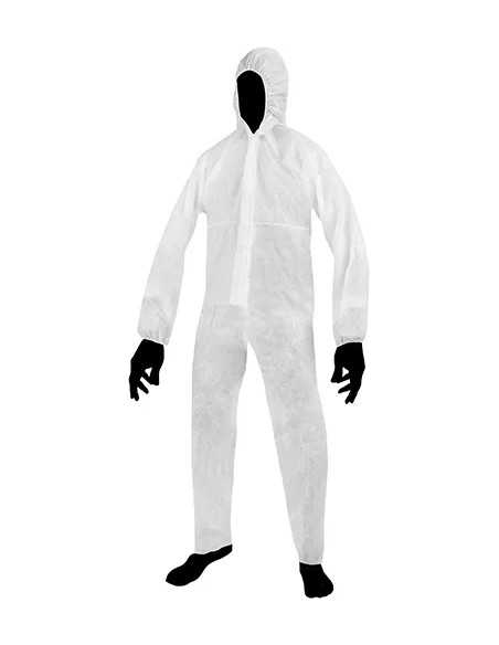 TUTA POLIPROPILENE TNT C/CERNIERA BIANCO TG XL MAURER - MAURER | Utensili Store