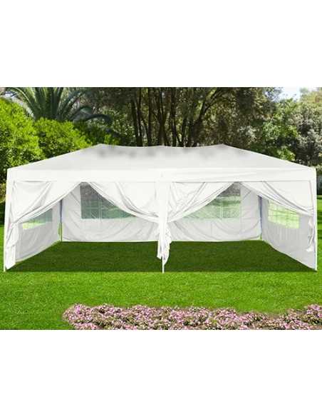 GAZEBO ACCIAIO MINHO PAPILLON BEIGE RICHIUDIBILE C/SACCA TRASP - PAPILLON | Utensili Store