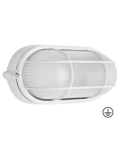 PLAFONIERA GIARDINO OVALE BIANCA PAPILLON - PAPILLON