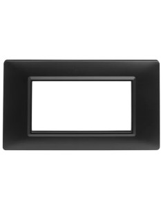 COPRINTERRUTTORE DELIGHT NERO 4 POSTI MAURER - MAURER