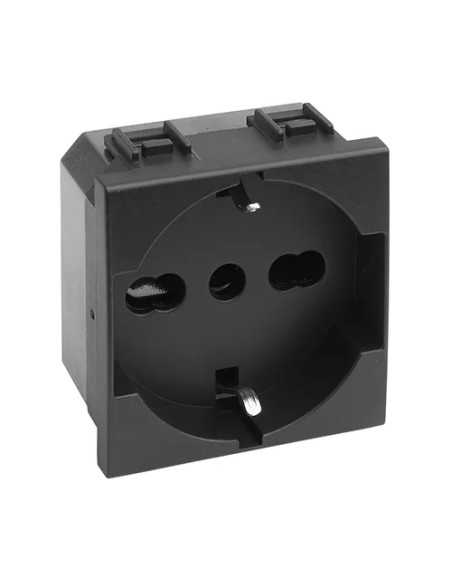 Presa Schuko Bipasso Nera Maurer - Cf. Busta - MAURER | Utensili Store