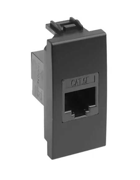 PRESA LAN CAVO DATI RJ 45 CAT 5E NERO MAURER - 10 | Utensili Store
