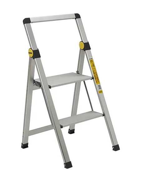 SGABELLO ALLUMINIO SLIM STEP ALU 2GR MAURER - MAURER | Utensili Store