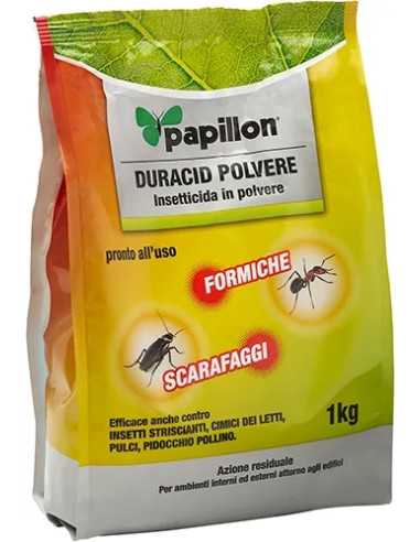 INSETTICIDA IN POLVERE BUSTA DURAFAST POLVERE - PAPILLON | Utensili Store
