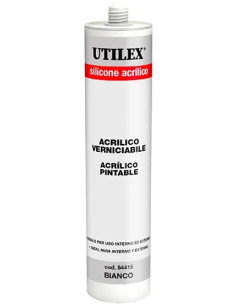 SILICONE ACRILICO UTILEX 310GR BIANCO - UTILEX