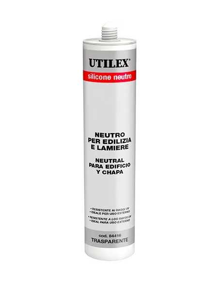 SILICONE NEUTRO UTILEX 310GR TRASPARENTE - UTILEX | Utensili Store