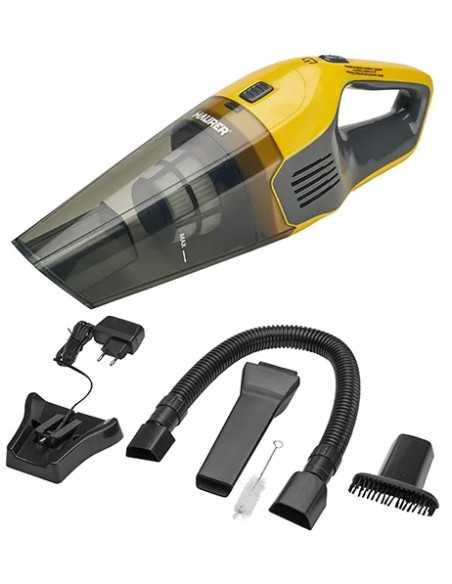 ASPIRAPOLVERE MINI A BATTERIA RICARICABILE 70W MAURER 12V - Senza Marca | Utensili Store
