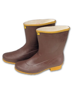 STIVALI IN GOMMA A TRONCHETTO - Senza Marca