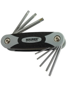 CHIAVI TORX IN SERIE MAURER PLUS 8PZ PIEGHEVOLI - MAURER-PLUS
