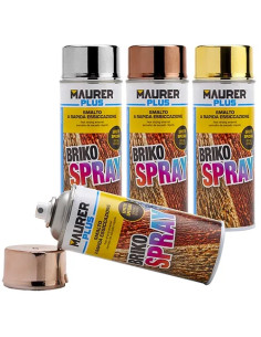 BRIKO SPRAY MAURER PLUS 400ML ORO RICCO PALLIDO RAL955 - MAURER-PLUS