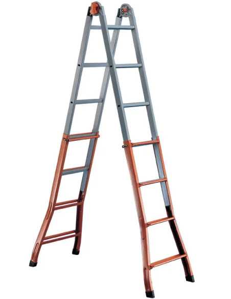 SCALA TELESCOPICA ACCIAIO 4+4GR MAURER - MAURER | Utensili Store