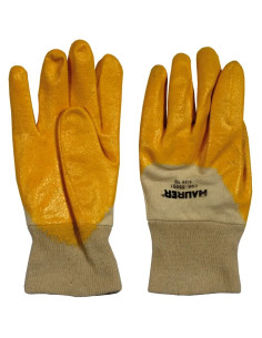 GUANTI LAVORO NITRILE GIALLO MAURER LEGGERI - MAURER