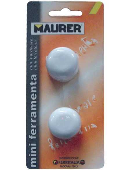 FERMAPORTA PARACOLPO ADESIVO MAURER BIANCO - MAURER | Utensili Store