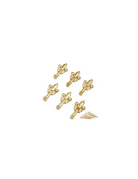 GANCI PER QUADRI GIGLIO MIGNON ORO MAURER BL. - MAURER | Utensili Store