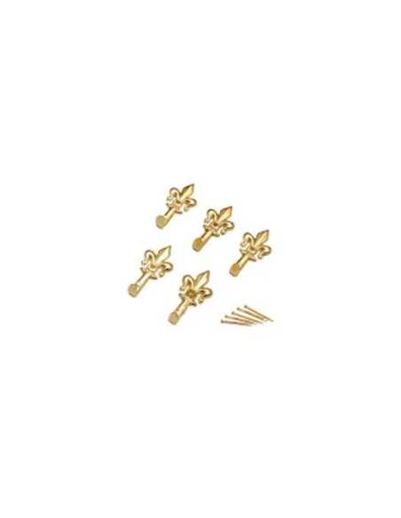 GANCI PER QUADRI GIGLIO PICCOLO ORO MAURER BL.5PZ - MAURER | Utensili Store