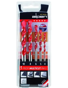 PUNTE SERIE UNIVERSALI PROFI MULTICUT PM5 5PZ ALPEN - ALPEN