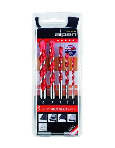 PUNTE SERIE UNIVERSALI PROFI MULTICUT PM5 5PZ ALPEN - ALPEN | Utensili Store