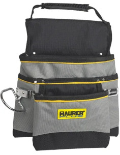 BORSA CARPENTIERE NYLON 7 TASCHE PORTAMARTELLO MAURER PLUS - MAURER-PLUS