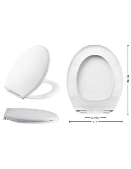 SEDILE WC BAGNO ABS BIANCO - MAURER | Utensili Store
