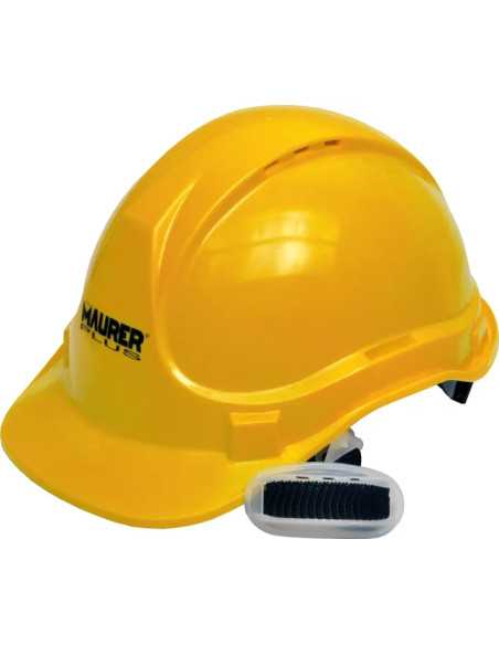 ELMETTO PROTETTIVO REGOLABILE ABS GIALLO SENAPE MAURER PLUS CE - MAURER-PLUS | Utensili Store
