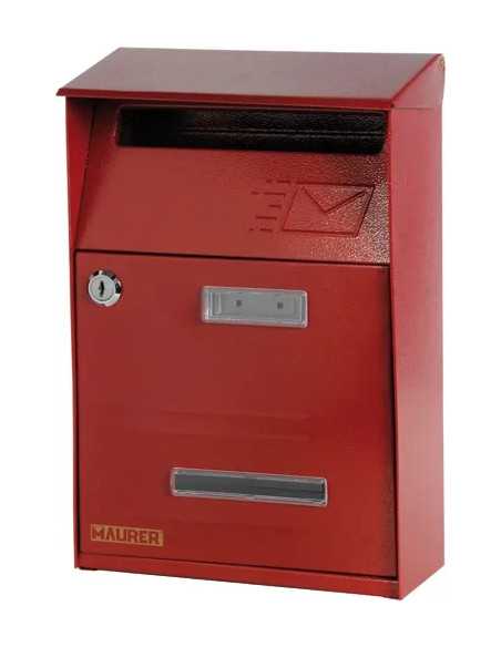 CASSETTA POSTALE MAURER SIGNAL ROSSO - MAURER | Utensili Store