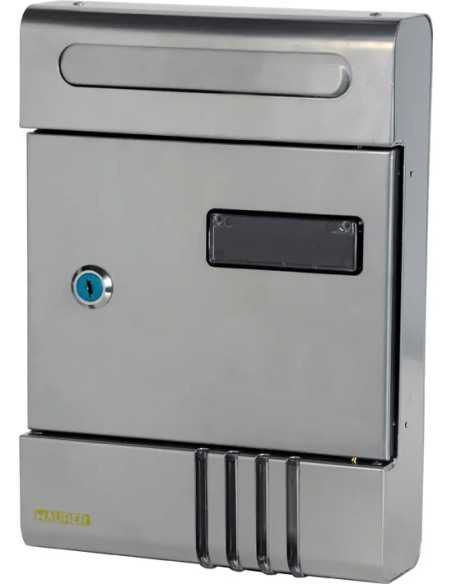 CASSETTA POSTALE MAURER 'NOTES' SILVER ACCIAIO - MAURER | Utensili Store