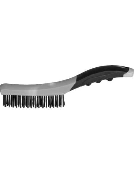 SPAZZOLA ACCIAIO MAURER MANICO SOFTGRIP - MAURER | Utensili Store