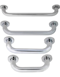 MANIGLIONE SOSTEGNO BAGNO DIRITTO ACCIAIO INOX AQUA 29CM MAURER - MAURER