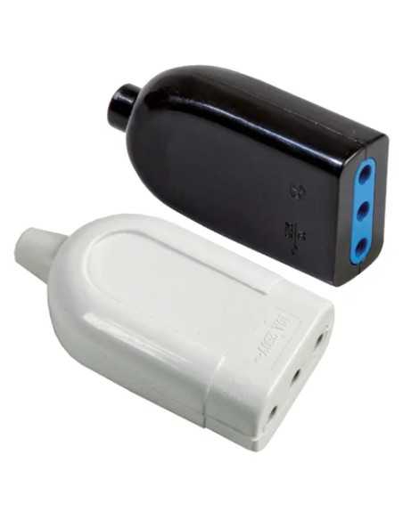 PRESA 10A NERO MAURER - MAURER | Utensili Store