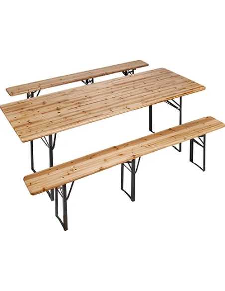 SET BIRRERIA TAVOLO E 2 PANCHE - PAPILLON | Utensili Store