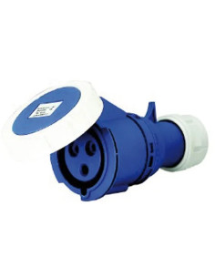 PRESA INDUSTR. MAURER PLUS 220V 16A 2P+T IP67 - MAURER-PLUS