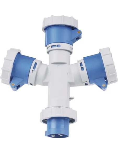 ADATTATORE INDUSTR. 1SPINA+2PRESE MAURER PLUS - MAURER-PLUS | Utensili Store