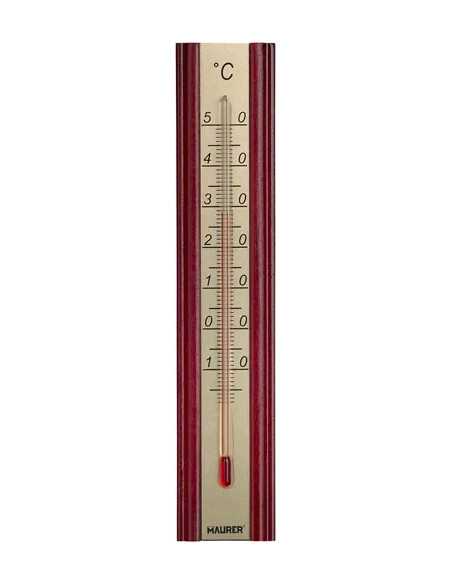 TERMOMETRO DA PARETE FAGGIO/ALLUMINIO MAURER - MAURER | Utensili Store