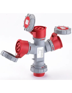 ADATTATORE INDUSTR. 1SPINA+3PRESE MAURER PLUS - MAURER-PLUS