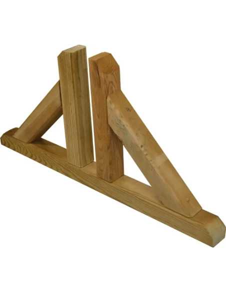PIEDINO DOPPIO X PANNELLO GRIGL. LEGNO IMPREGN. - PAPILLON | Utensili Store